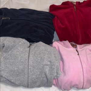 Bundle of 4 juicy couture jackets sz m